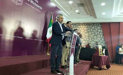 Confía Bedolla firmar convenio de seguridad con Morelia en próximos días