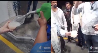 Dan agua en lugar de gasolina en salida a Salamanca