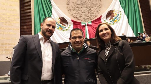 El Presidente Bladimir González realiza visita de trabajo al Congreso de la Unión