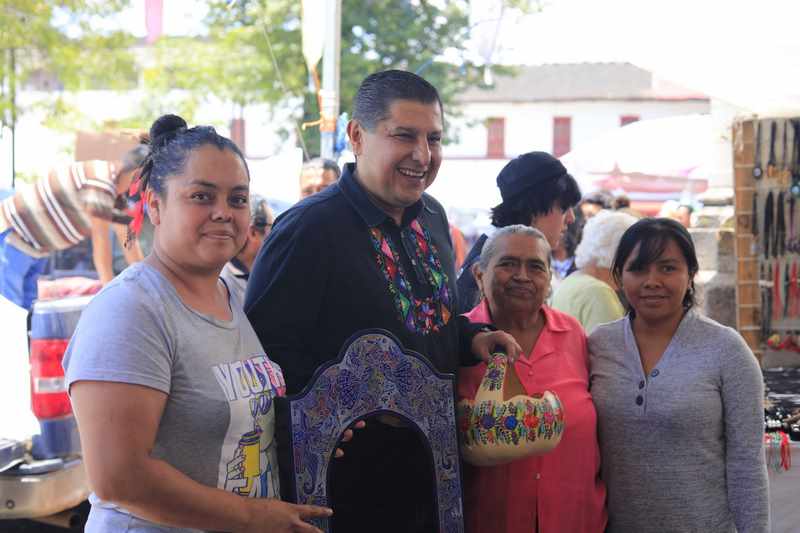 Nacho Campos sigue consolidando el Tianguis Artesanal