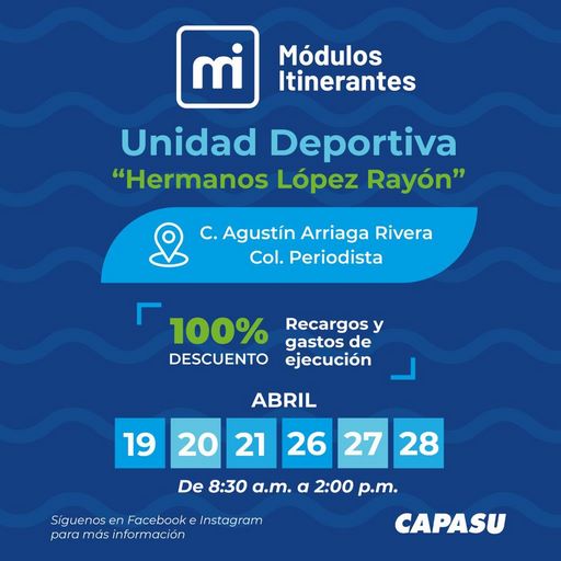 Ofrece CAPASU descuentos con su módulo itinerante