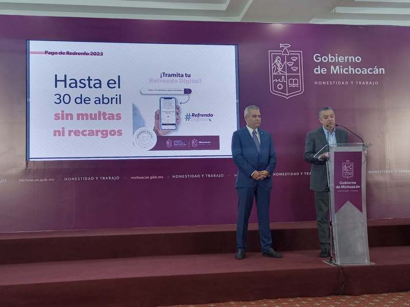 Última semana de abril para el pago del refrendo sin multas ni recargos: SFA