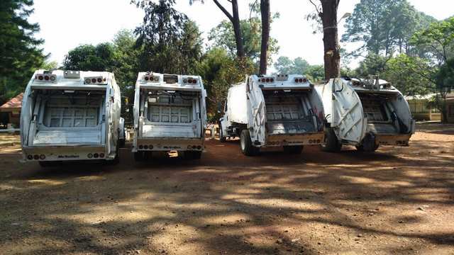Refuerzan recolección de basura en Uruapan con cuatro camiones más