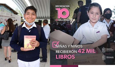 Campaña “En Michoacán se lee” llega a 400 escuelas: SEE
