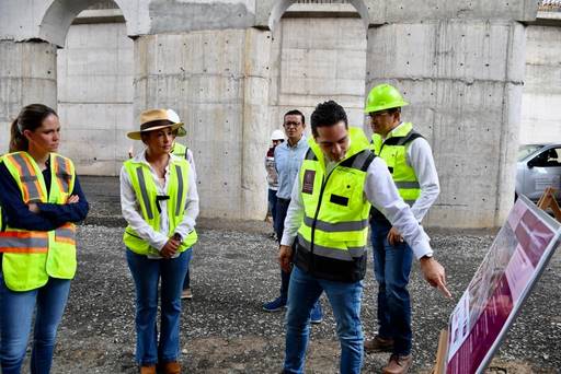 Supervisa Lupita Díaz Chagolla, la obra de “Distribuidor Vial de la Salida a Salamanca”