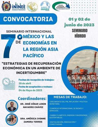 UMSNH realizará el Seminario Internacional “México y las economías en la región Asía Pacífico”