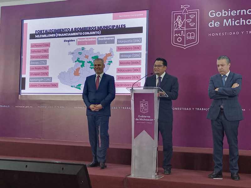 Declinan cuatro municipios para fortalecer el cuerpo de bomberos; 11 más ya están en la lista: SESESP