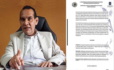 Declaran procedente Juicio Político contra Aguirre Abellaneda