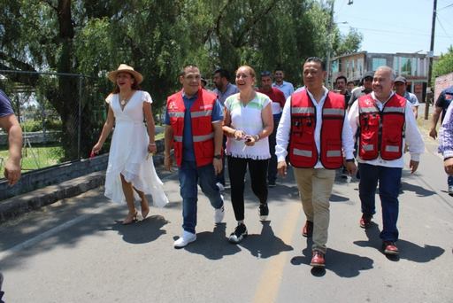 Inaugura Bladimir González y Carlos Torres Piña vialidad en Tarímbaro