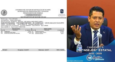 Abogado que incita a la violencia en Uricho cobra como asesor del PAN en el Congreso