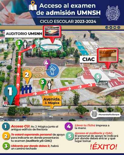 Este fin de semana inicia aplicación de exámenes de nuevo ingreso a la UMSNH