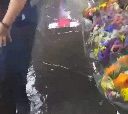 Se inunda mercado de Pátzcuaro