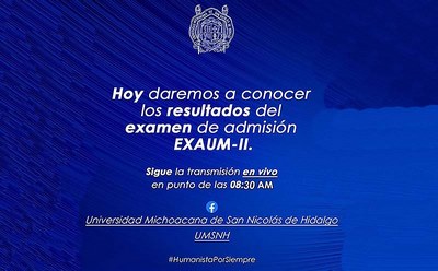 Este miércoles se darán a conocer resultados de exámenes de ingreso a licenciaturas de la UMSNH