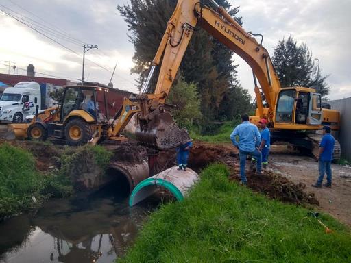Amplía CAPASU canal de aguas residuales Santa Bárbara