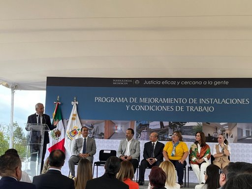 Rescatan e inauguran Ciudad Judicial de Pátzcuaro; gobernador, testigo de honor