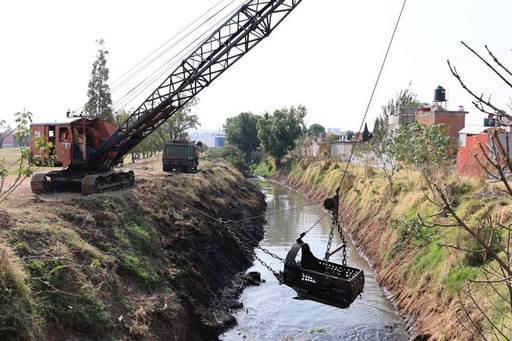 Han trabajado cuatro meses en limpieza de drenes y ríos para evitar inundaciones