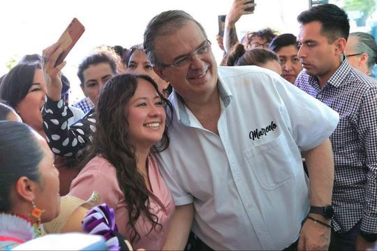Estará Marcelo Ebrard este jueves en Morelia
