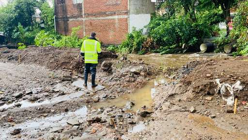 Atiende gobierno municipal nueva contingencia por lluvias