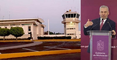 Uruapan será un destino de “Mexicana de Aviación”: Bedolla