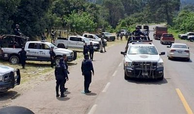 Guardia Civil, Sedena y GN refuerzan tareas en Tierra Caliente y Uruapan para garantizar la seguridad y el libre tránsito