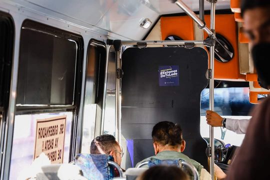 Inseguras el 58% de las mujeres en el transporte público