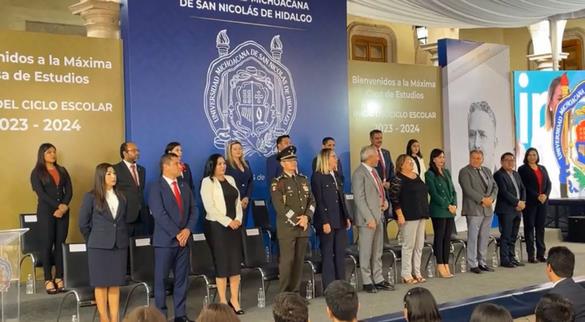 Regresan a las aulas más de 55 mil alumnos a la UMSNH para iniciar ciclo escolar 2023-2024