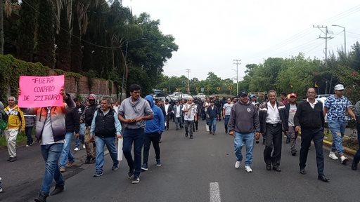 Con supuesto diálogo, repliegan elementos manifestación de transportistas