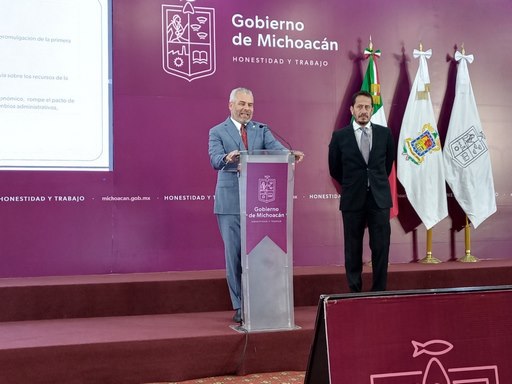 Confía Bedolla que no haya huelga en ArcelorMittal; mineros toman decisión este día