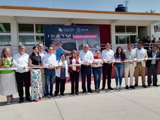 Abren el primer ICATMI Incluyente; todos los planteles serán así: Bedolla