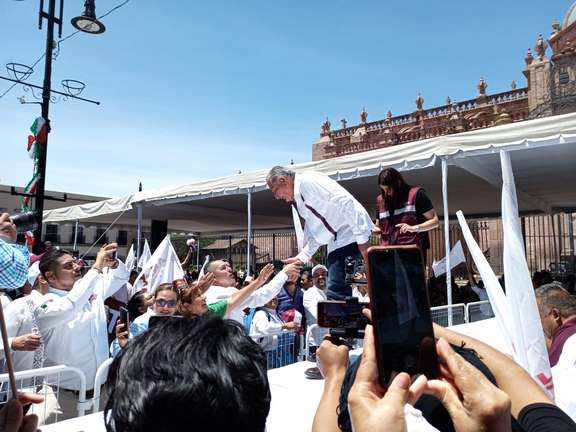 Sin propuestas y para dar continuidad a la 4T, Adán Augusto realiza Asamblea Informativa en Morelia