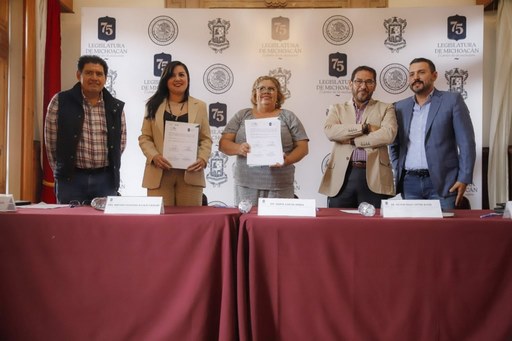 Firma Congreso de Michoacán convenio de colaboración con SESEA en materia de declaración fiscal