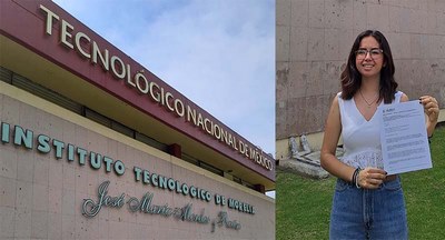 Alumna del ITM representa a México en reunión anual de la ASM