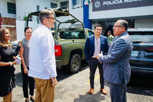 Embajada de Estados Unidos establece acuerdos de colaboración con la SSP de Uruapan