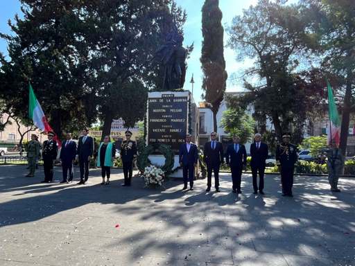 Conmemoran el CLXXCVI Aniversario de la Gesta Heroica de los Niños Héroes de Chapultepec