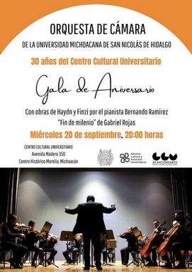 ¡Hoy celebremos con concierto al Centro Cultural Universitario!