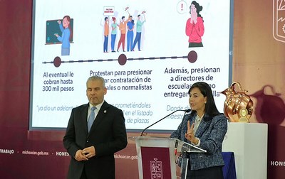 SEE revela ruta de corrupción; se recuperarán plazas docentes