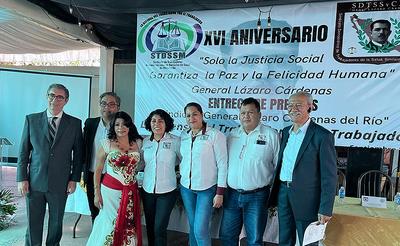 Celebra el Sindicato de Trabajadores Descentralizados de Salud de Michoacán “General Lázaro Cárdenas”, 16 años de lucha