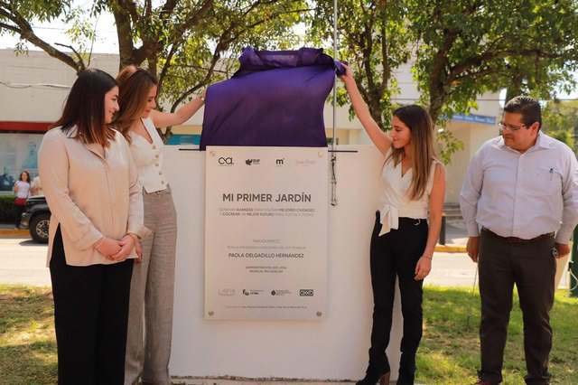 DIF Morelia inaugura “Mi Primer Jardín”, en el Parque Lineal del Boulevard
