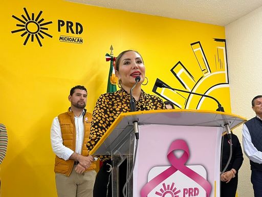 Minerva Bautista, primer mujer en tomar las riendas del PRD en Morelia