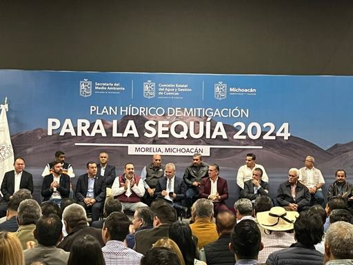 Firma Gobierno Estatal “Plan Hídrico de Mitigación para la Sequía 2024”