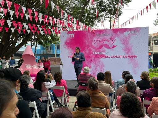 Accionan en pro de mujeres con programa “Prevenir es Vivir, Octubre mes de la concientizacion del Cáncer de Mama”