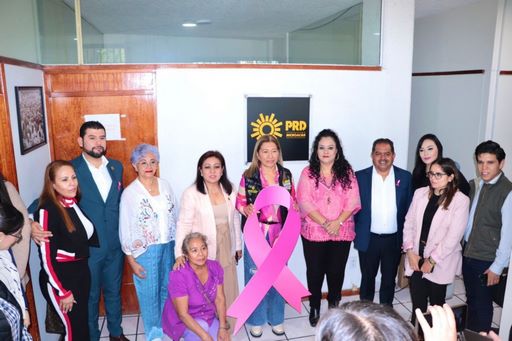 Se suma PRD a la lucha contra el cáncer de mama