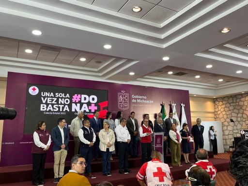 Arranca Gobierno de Michoacán Colecta Estatal Anual de la Cruz Roja
