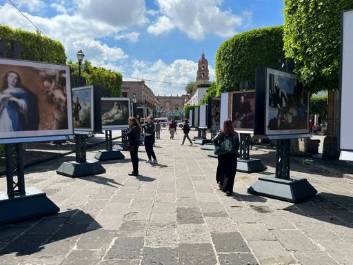 Llega el “Museo del Prado” a Plaza de Armas en Morelia