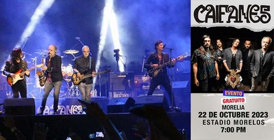 Hoy en el Morelos, Caifanes toca a las 7:00 pm; acceso desde las 5:00 pm