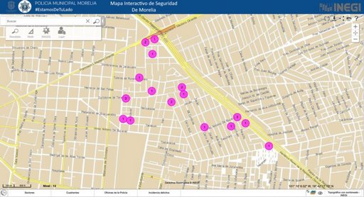 Presenta Policía Morelia mapa interactivo de incidencias en tiempo real