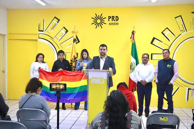 Se solidariza PRD con población LGBTTTIQ, por lo ocurrido con Magistrade Jesús Ociel Baena