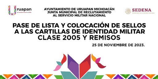 Convocan a nacidos en 2005 y remisos al pase de lista del SMN