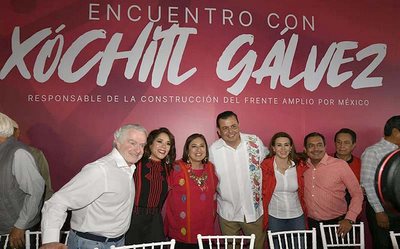 Invita Xóchitl Gálvez al priísmo de Michoacán a caminar con ella y ser la diferencia