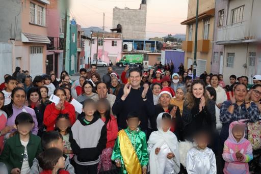 Posadas del DIF de Morelia dejan sonrisas en Xangari y Felícitas del Río